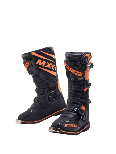 Starezzi Мотоботы Roma Black/Orange в Новосибирске
