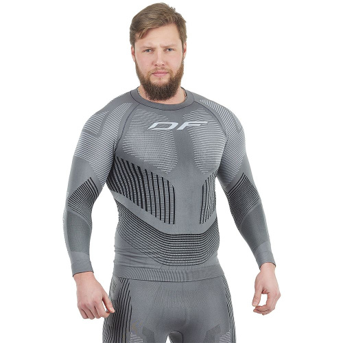 Dragonfly Термофутболка 3DThermo Grey с длинным рукавом в Новосибирске