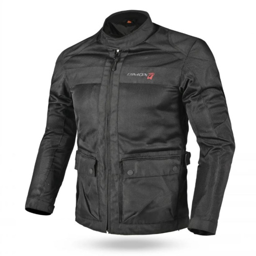 Dimox Мотокуртка текстиль Thunder Mens черный в Новосибирске
