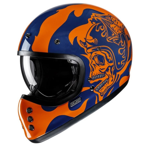 HJC Шлем V60 Flame MC27 в Новосибирске