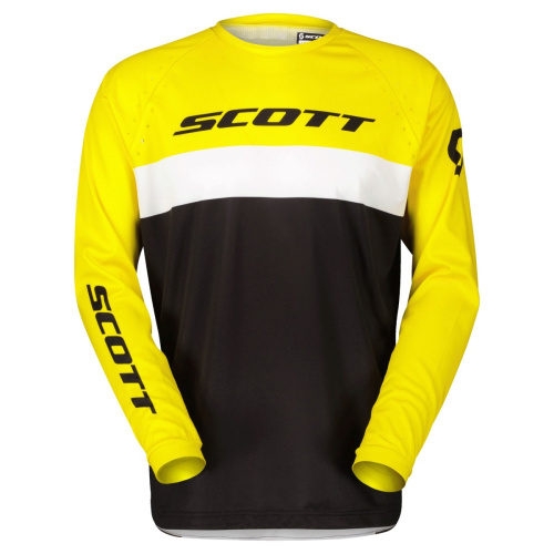 Scott Джерси 350 Swap Evo black/yellow в Новосибирске