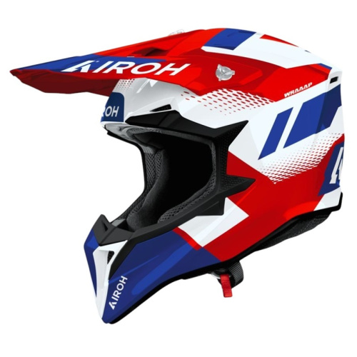 Airoh Шлем Wraaap Vision Red-Blue Gloss в Новосибирске