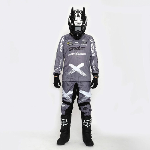 Grom Штаны кроссовые X Gray в Новосибирске