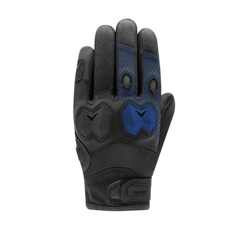 Racer Перчатки Blocks Black/Blue в Новосибирске