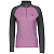 Scott Термокофта женская  Zip Defined Merino dark grey melange/cassis pink в Новосибирске