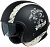 IXS Шлем Jet Helmet iXS 880 2.0 Черно-белый матовый в Новосибирске