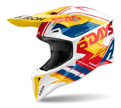 Airoh Мотошлем Wraaap Sixdays Spain 2024 Glossy в Новосибирске