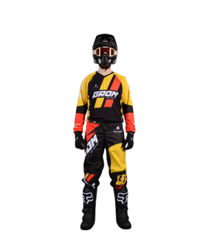 Grom Штаны кроссовые Race Redyellow в Новосибирске