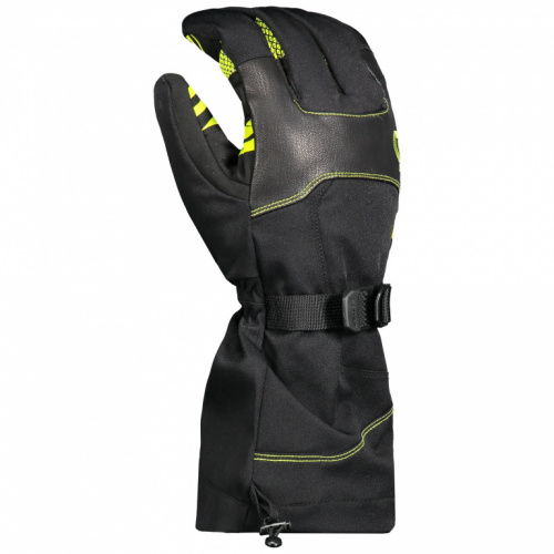 Scott Перчатки Cubrick Black/Lime-green в Новосибирске