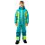 Dragonfly Зимний утепленный комбинезон Gravity Teenager Dark Green - Lime 2025 в Новосибирске