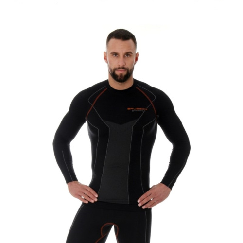 Brubeck Футболка мужская Thermo Protect черный в Новосибирске