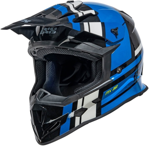 IXS Мотошлем iXS361 2.3 Черно-синий в Новосибирске