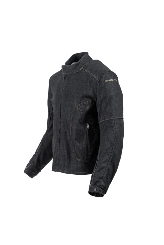 Hyperlook Мотокуртка джинсовая Lion denim Синий в Новосибирске
