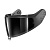 Shark Визор Skwal i3/Ridill 2/D-Skwal 3 Dark Smoked в Новосибирске