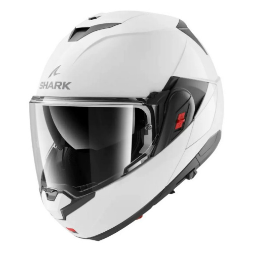 Shark Мотошлем Oxo Blank White Glossy в Новосибирске