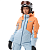 Dragonfly Куртка горнолыжная утепленная Gravity Woman 2025 Mock Orange-Light Blue в Новосибирске