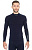 Brubeck Футболка мужская дл.рукав Wool Merino 78% Темно-Синий в Новосибирске