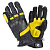 BY City Мотоперчатки Retro II Black/Yellow в Новосибирске