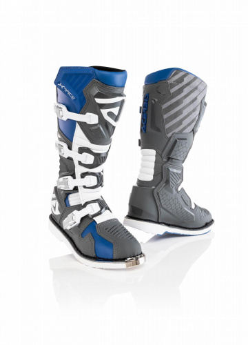 Acerbis Мотоботы кроссовые X-Race Blue/Grey в Новосибирске